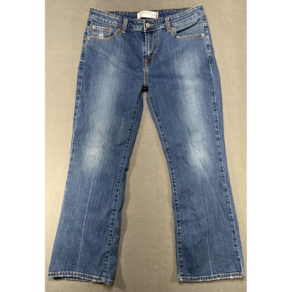 Levis Jeans 515 Womens 14M Blue‎ Bootcut Stretch American Western Cowgirl Denim